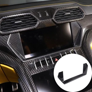 Cubierta de ajuste de pantalla de navegación GPS de fibra de carbono para coche Lamborghini URUS 2018-2023 - Imagen 1 de 13