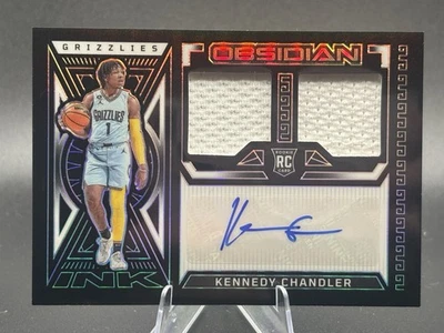 2022-23 OBSIDIAN KENNEDY CHANDLER #RJI-MKC /99 AUTOGRAPH JERSEY GRIZZLIES - Image 1 of 3
