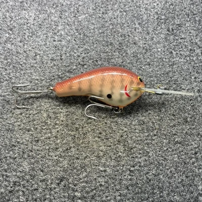 Bagley’s Diving B3 DB3 Vintage All Brass Crankbait 3" - DC Dark Crayfish DB3-DC - Image 1 of 4