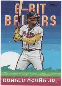 Ronald Acuna Jr 2025 TOPPS SERIES 1 CELEBRATIONS 8-Bit Ballers #8B-3 Braves - Picture 1 of 2