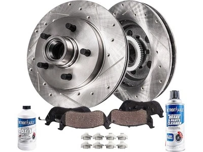 For Oldsmobile Cutlass Supreme Brake Pad and Rotor Kit Detroit Axle 71733PYGD - Image 1 of 2