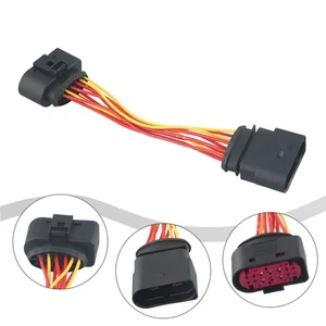 10 To 14 Pin Wire Harness Connector Adapter Xenon Headlight For MK6 1J0973737 - Picture 1 of 17