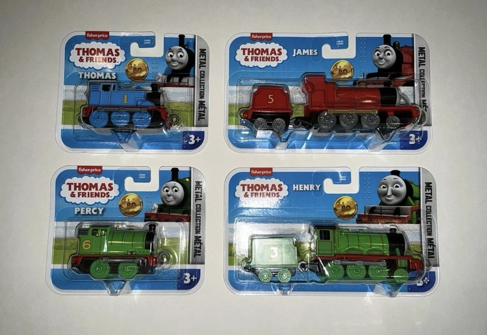 2025 80th Metal Collection Thomas, Percy, James & Henry Diecasts Foto 1 de 1