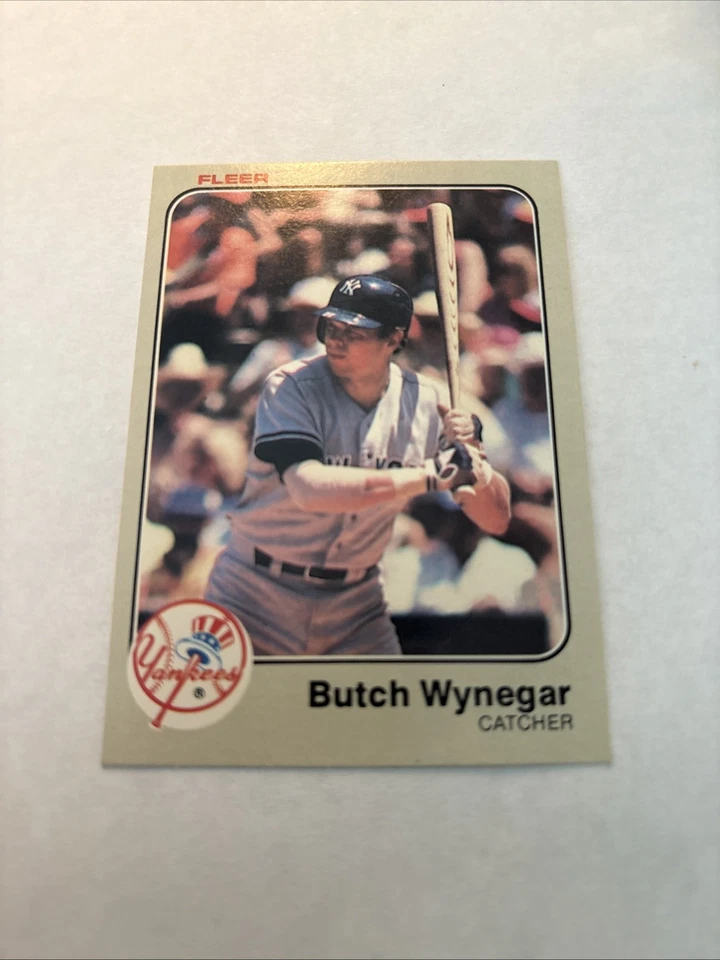 1983 Fleer Butch Wynegar New York Yankees #399 NM-MINT - Image 1 of 1