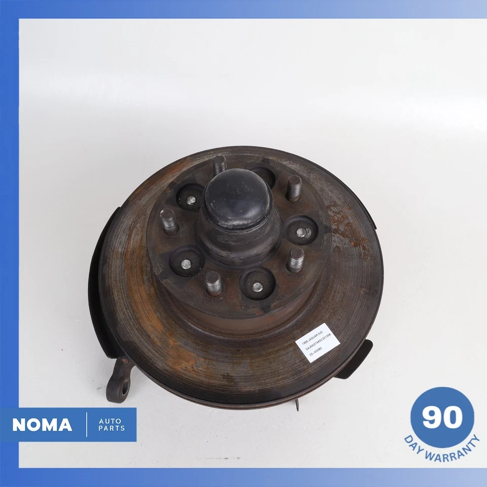 84-96 Jaguar XJS Serie 3 Buje de nudillo de husillo delantero izquierdo con escudo OEM Foto 1 de 4