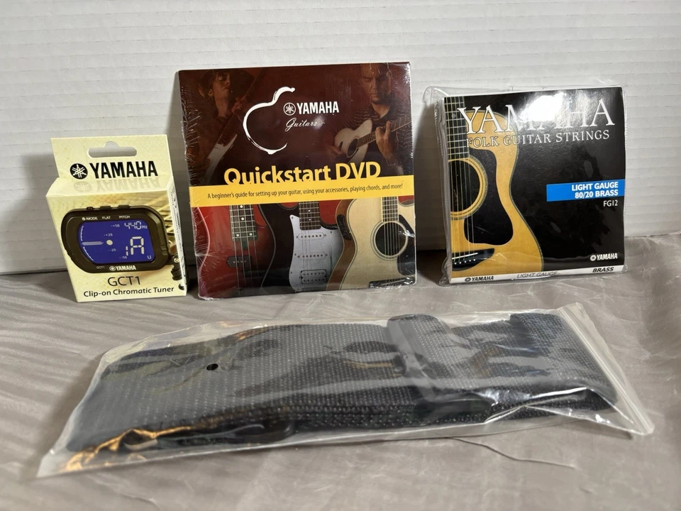 Colección de artículos de guitarra de inicio rápido, paquete de cuerdas de guitarra folk, más más Foto 1 de 4