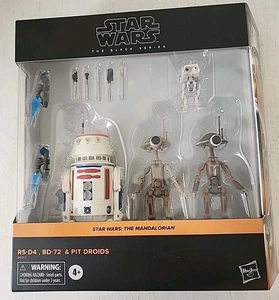R5-D4 BD-72 y Pit Droids Guerra de las Galaxias La Serie Negra NUEVO - Sellado - Imagen 1 de 9