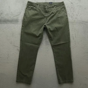 Adriano Goldschmied Jeans Mens Size 38x34 (38x32 Real) Green Everett Slim - Picture 1 of 18
