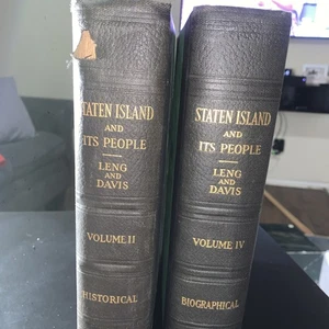 1929/Staten Island and Its People: A History 1609-1929 Volume II & IV - Picture 1 of 24