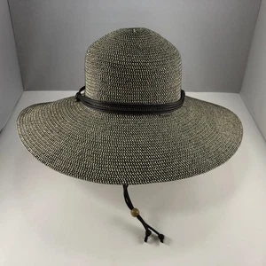 Sloggers Wide Brim Women's Sun Hat Medium With Wind Lanyard - Picture 1 of 6