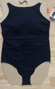 Lands’ End 1 Piece Black Swimsuit Women’s Size XX L - Picture 1 of 6