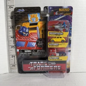 TRANSFORMERS Starscream Bumblebee Optimus Nano Hollywood Rides 1:87 Jada Diecast - Picture 1 of 24