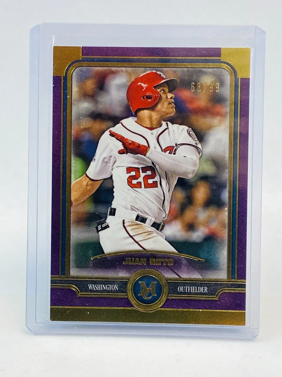 2019 Topps Museum Collection Juan Soto Purple #68/99
