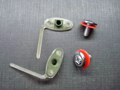 2pc 1968-1978 Chevy Buick door trunk tail gate moulding clips washer screws NORS - Image 1 of 4
