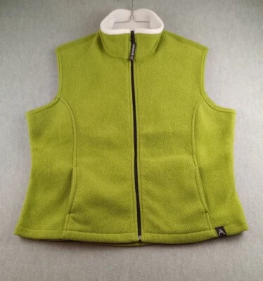 VTG Avalanche Wear Vest Performance Womens Size XL Green Pockets Full Zip - Image 1 of 4