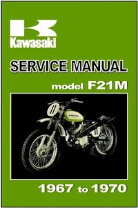 KAWASAKI Workshop Manual F21M 1967 1968 1969 1970 Maintenance Service Repair - Picture 1 of 2