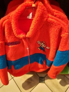 Super mario Bros. Mario Luigi Winter Hoodie Jacket Outerwear Kid Birthday Gift - Picture 1 of 3