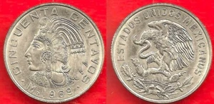 MEXIQUE . 50 CENTAVOS 1969 . SPLENDIDE / A. UNC - Picture 1 of 1