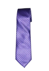 MICHAEL KORS Silk Tie Purple Blue White Geometric Pattern Men's - Picture 1 of 1