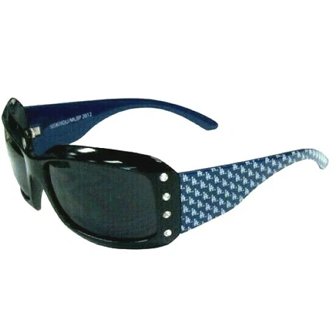 LOS ANGELES DODGERS WOMENS SUNGLASSES BLING UV PROTECTION AND W/FREE POUCH/BAG Cover