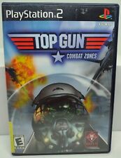 Top Gun: Combat Zones (PlayStation 2 PS2, 2001) Complete CIB - FREE SHIPPING 