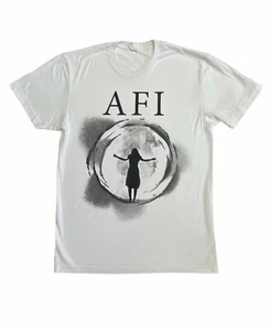 ⚡⚡⚡ Vintage RARE AFI White T-Shirt Herren Gr. Medium Emo Punk Goth Rock ⚡⚡⚡ - Bild 1 von 6