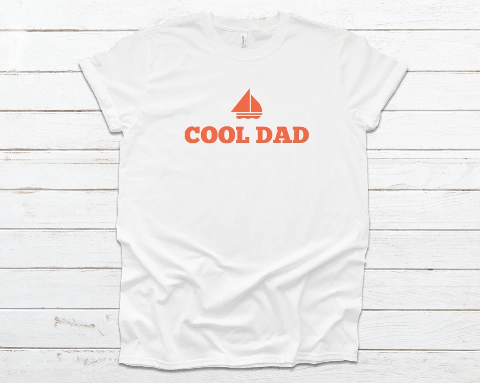 Camiseta de alta calidad para el día del padre - Cool Dad - Para amantes de la pesca y la navegación  Foto 1 de 1