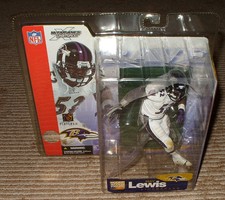 Ray Lewis Ravens Mcfarlane Sportspicks NFL Series 5 Figure! White Jersey! New!