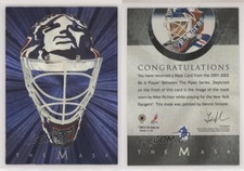 2001-02 ITG Be A Player Between the Pipes The Mask Mike Richter