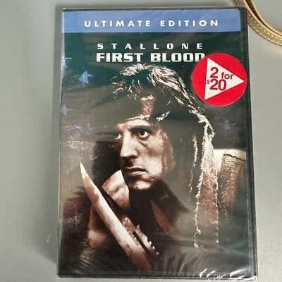 First Blood Ultimate Edition DVD - Sylvester Stallone Rambo - Sealed - NEW - image 1 of 4