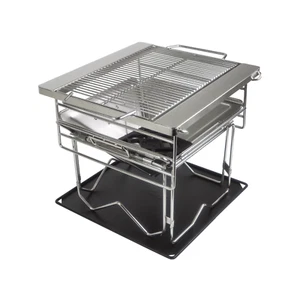 Parrilla de barbacoa de carbón AceCamp Premium pequeña nueva PVP £190 - Imagen 1 de 8