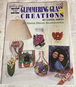 VTG Gallery GLIMMERING Glass CREATIONS Book 8716 PLAID 30 HOME DECOR DESIGNS - Picture 1 of 9