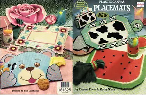 Tischsets Kunststoff Leinwand Muster American School Wassermelone Bär Kühe Blumen - Bild 1 von 1