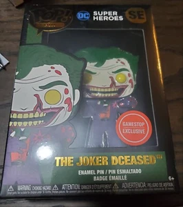 Funko Pop Bloody Joker Esmalte Pin Lanzado Gamestop Exclusivo 4" Nuevo - Imagen 1 de 1