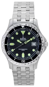 Ratio FreeDiver Professional Quartz Diver's RTF005 200M Men's Watch - Picture 1 of 6