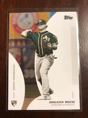 2020 TOPPS ON-DEMAND MLB ROOKIE PROGRESSION WAVE 1 CARD A's SHELDON NEUSE #4 - Image 1 of 2