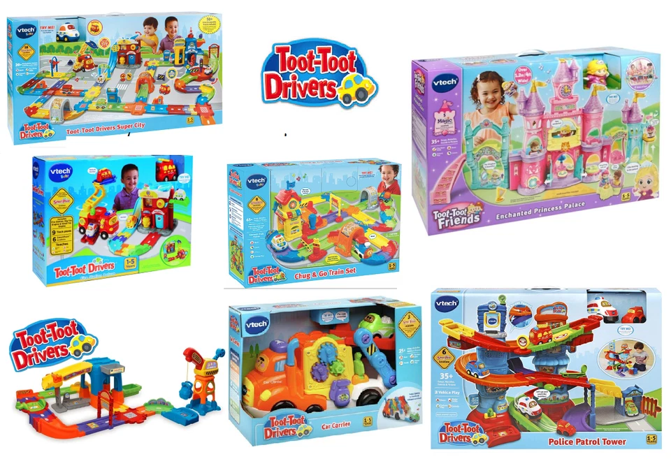 Vtech Toot Toot Drivers/Friends Sets-Unicorn/Police Tower/Fire Station & More - Image 1 of 1