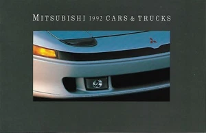 Auto Prospekt 1992 Mitsubishi PKW und LKW - Bild 1 von 1