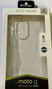 (2) Qty Body Glove Clear Transition Grip Case - Moto g Stylus 5G (2022) - Clear - Zdjęcie 1 z 2