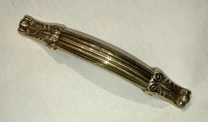 Period Brass F117 Cabinet Pull Handle FKI Hardware Lot Of 5 New - Picture 1 of 7