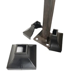 HANDRAIL Skirt SHOES 2 pk SNAP ON 1" FEET RAILING POST covers fit 1" legs - Picture 1 of 4
