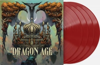 Dragon Age Game Soundtrack Red Vinyl Record 4 LP Box Set OST VGM Inon Zur NIB