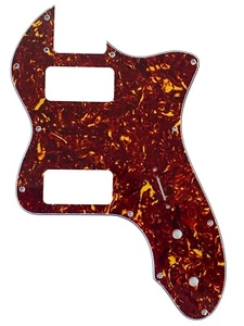 Pickguard For Fender 72 Telecaster Thinline TV Jones Guitar-4-Ply-RED TORTOISE - Picture 1 of 4