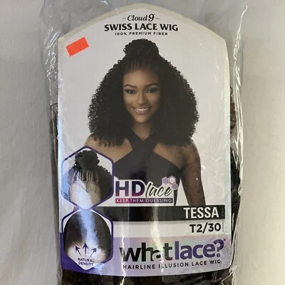 CLOUD 9 Swiss Lace Wig TESSA T2/30 HD Lace 100% Premium Fiber - Image 1 of 4