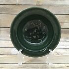Retired Rowe Pottery Works Forest Green Leaf Glazed Bowl #B