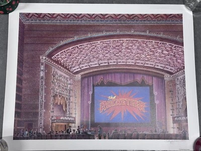 Disney Charles Boyer The El Capitan Grand Opening Art Print Signed Numbered COA - Image 1 of 4