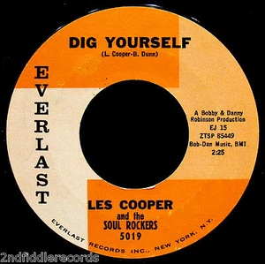 LES COOPER & THE SOUL ROCKERS-Dig Yourself-Funk Instrumental 45-EVERLAST #5019 - Foto 1 di 2