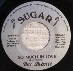 Roy Roberts "So Much In Love (vocal) / same (inst)" NM- new old stock - Picture 1 of 3