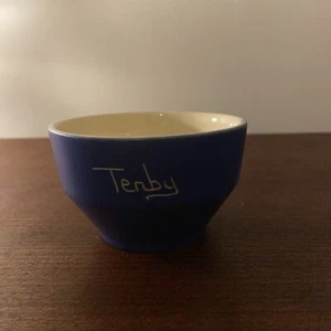 Tenby blue and white ceramic pottery pot Bowl Dish - Picture 1 of 4