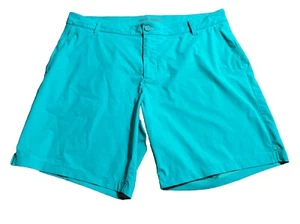 Pantaloncini da golf Rhone Resort uomo 36 turchese 38/8 taglia reale - Foto 1 di 6